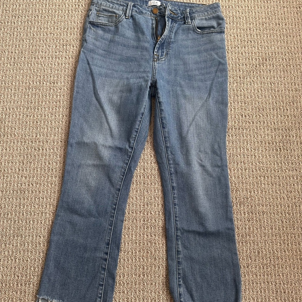 J.O.A. Classic Blue Straight Leg Jeans
